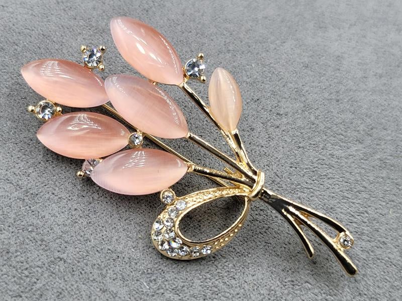 Брошка 2,5*6 см колір золото