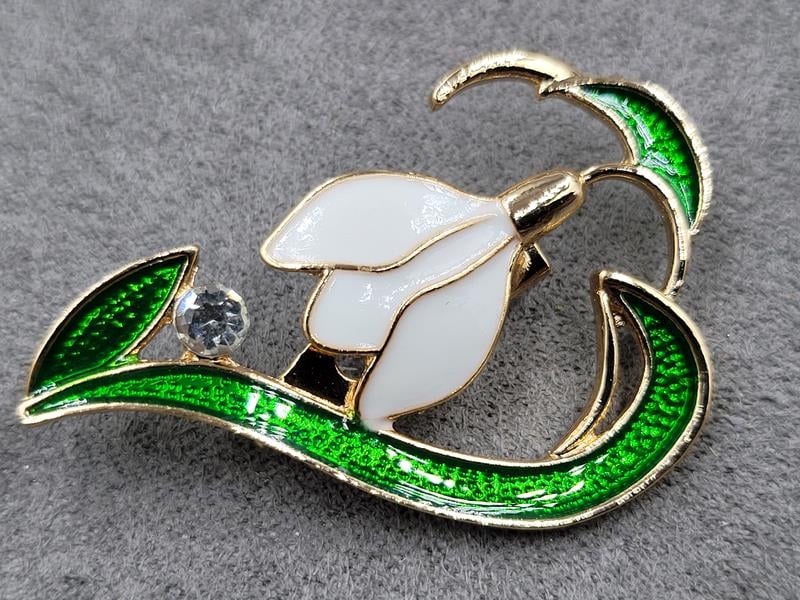 Брошка 2,5*4 см колір золото