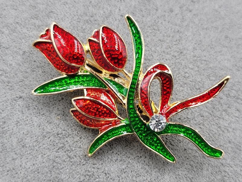 Брошка 3*4 см колір золото