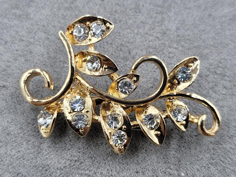 Брошка 2*4 см колір золото