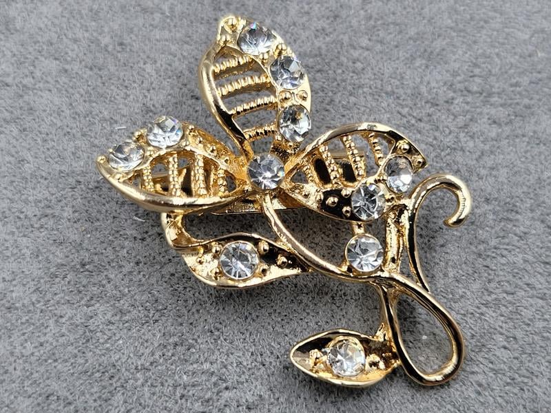 Брошка 2,5*3,5 см колір золото