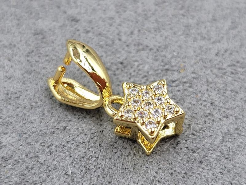 Тримач для бусини 7*15 колір золото (гіпоалергений сплав)