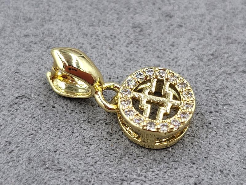 Тримач для бусини 8,7*17 колір золото (гіпоалергений сплав)