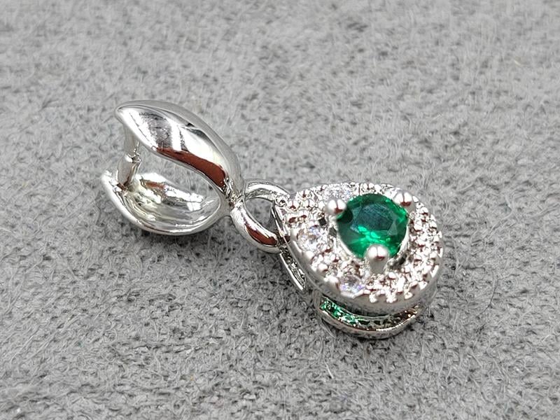 Тримач для бусини 5,8*16 мм колір сталь (гіпоалергений сплав)