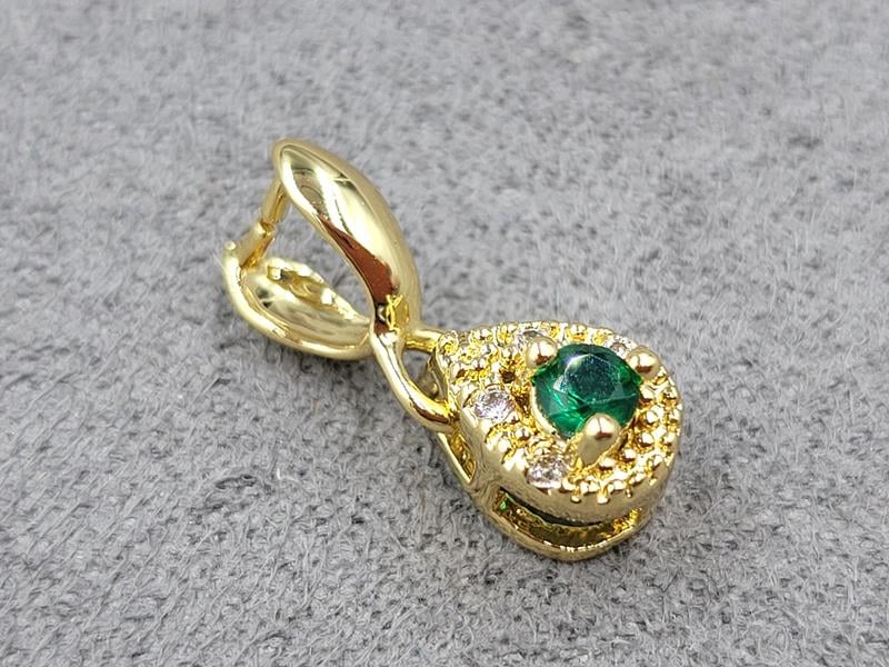 Тримач для бусини 5,8*16 мм колір золото (гіпоалергений сплав)