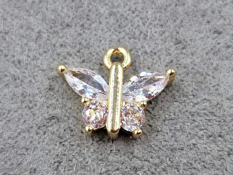 Підвіска 13*11 мм колір лимонне золото (гіпоалергений сплав)