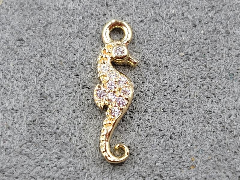 Підвіска 4*15 мм колір лимонне золото (гіпоалергений сплав)