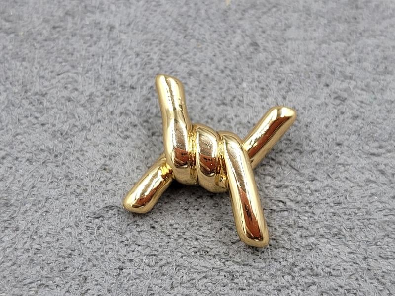 Бусина 11*12 мм колір золото (гіпоалергений сплав)