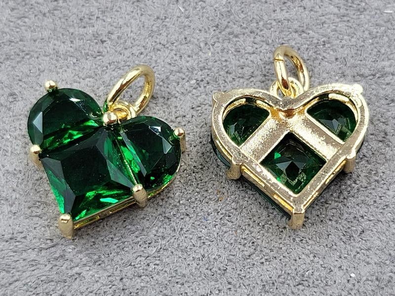 Підвіска 14 мм колір лимонне золото (гіпоалергений сплав)