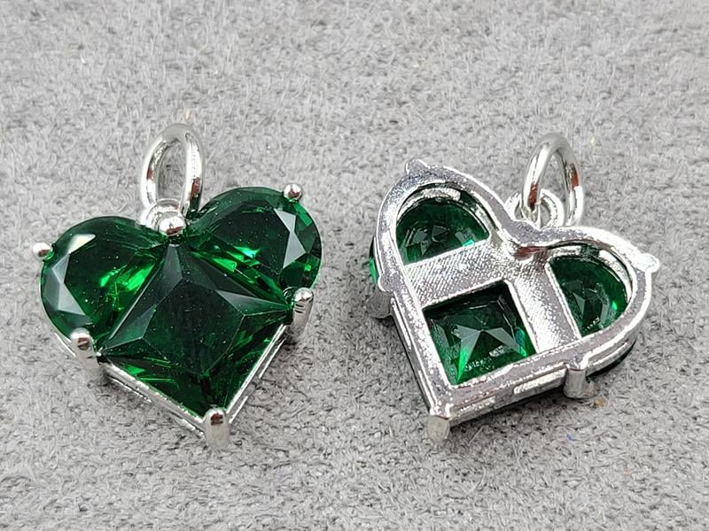 Підвіска 14 мм колір сталь (гіпоалергений сплав)