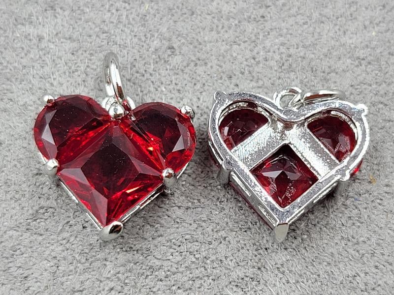 Підвіска 14 мм колір сталь (гіпоалергений сплав)