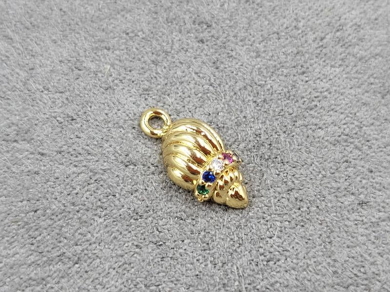 Підвіска 6*13 мм колір лимонне золото (гіпоалергений сплав)