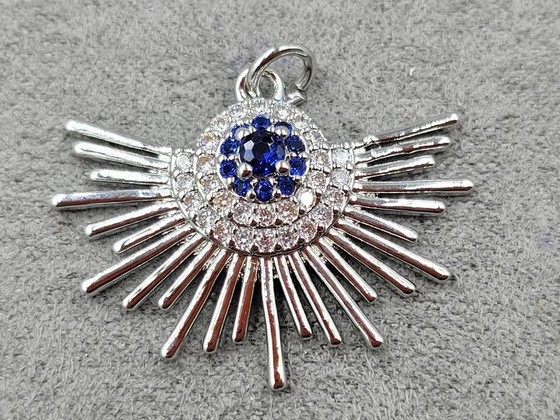 Підвіска 28*22 мм колір сталь (гіпоалергений сплав)