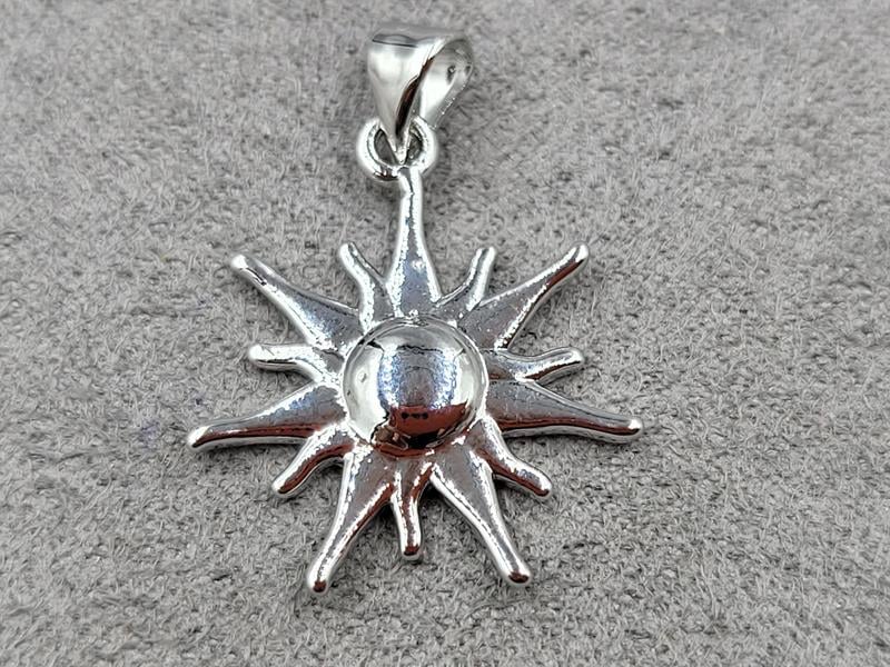 Підвіска 22*19 мм колір сталь (гіпоалергений сплав)