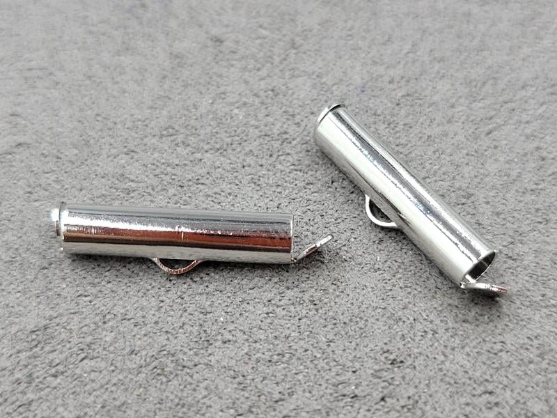 Слайдер 4*20 мм колір сталь (гипоалергений сплав)