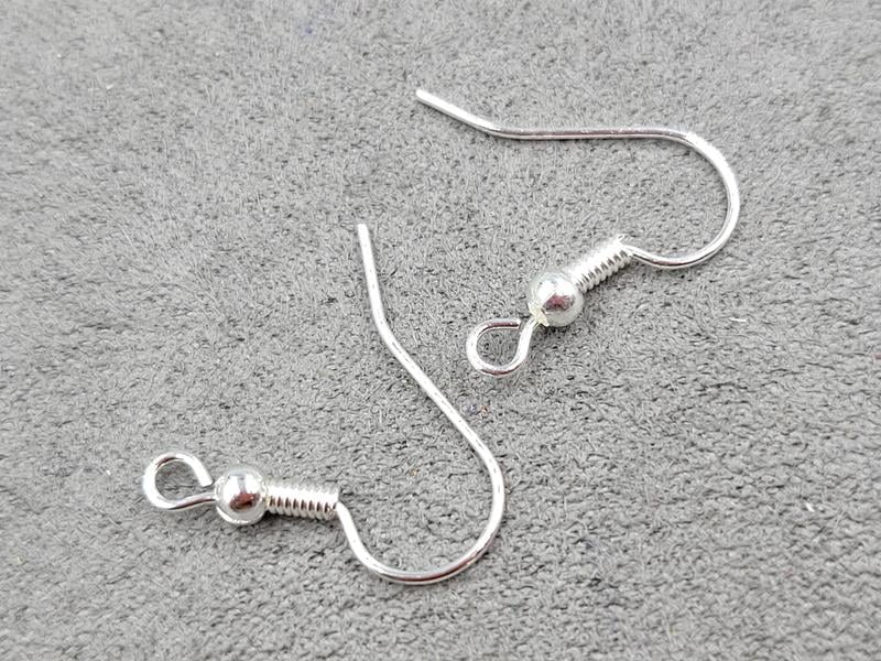 Швенза 19 мм 5 пар колір срібло (гіпоалергений сплав)