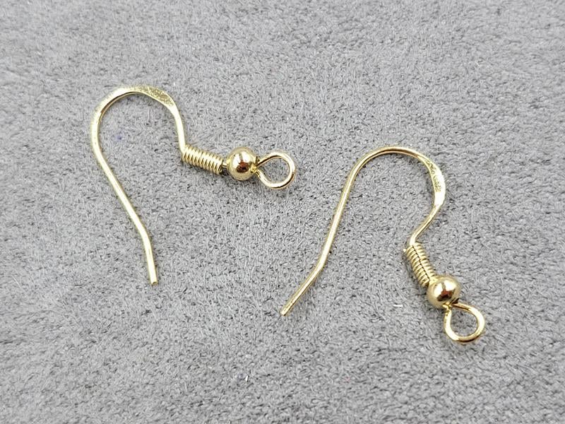 Швенза 19 мм 5 пар колір золото (гіпоалергений сплав)