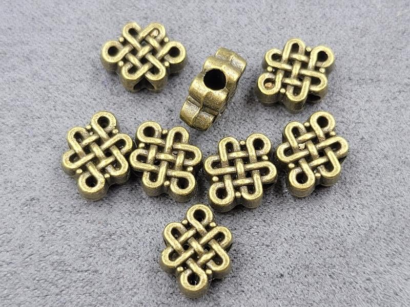 Бусина 9*11,5 мм 17 шт колір бронза