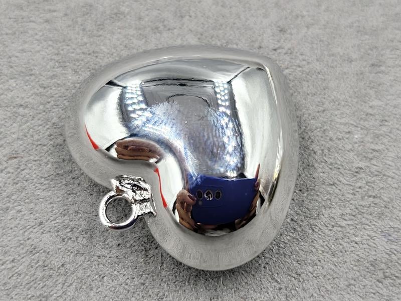 Підвіска 30 мм колір сталь (гіпоалергений сплав)