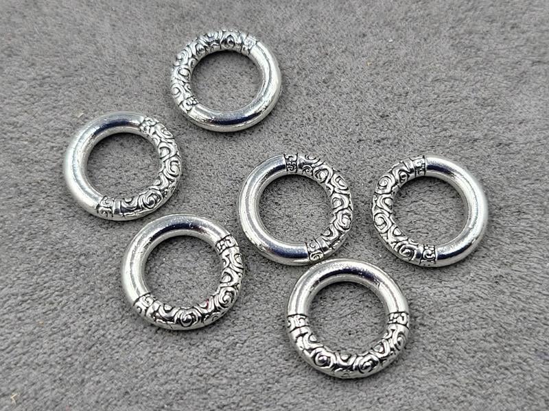 Бусина 13 мм 22 шт металічна