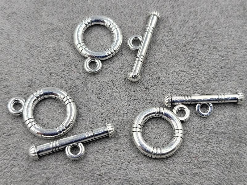 Замок тогл 12 мм 10 штук металічний