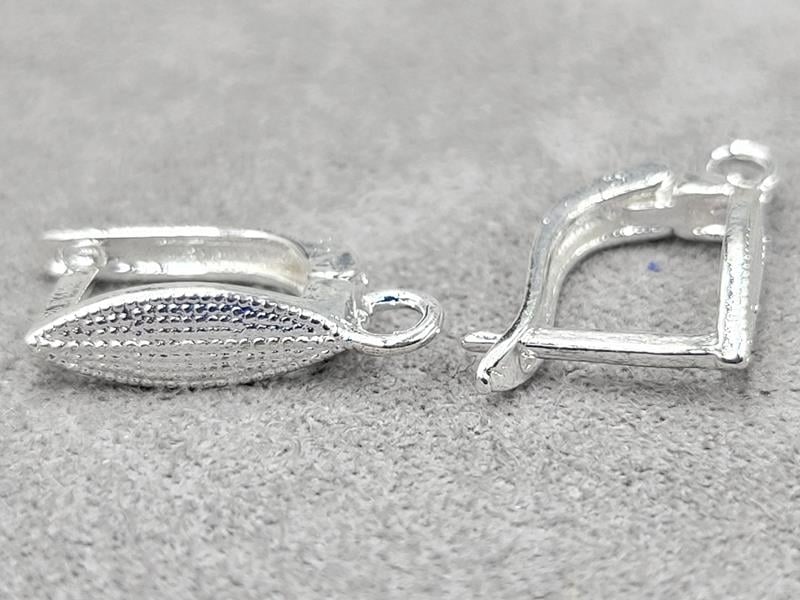 Швенза 4*16 мм колір срібло 1 пара