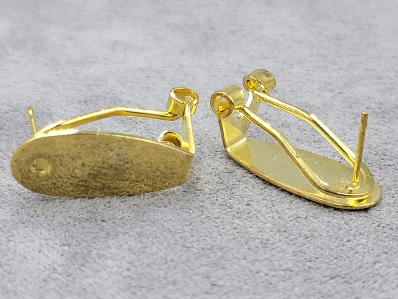 Швенза 8*18 мм колір лимонне золото 1 пара