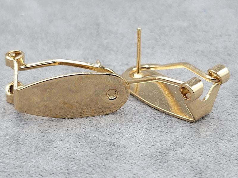 Швенза 8*18 мм колір золото 1 пара