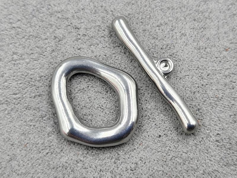 Замок тогл 17*19 мм нержавіюча сталь