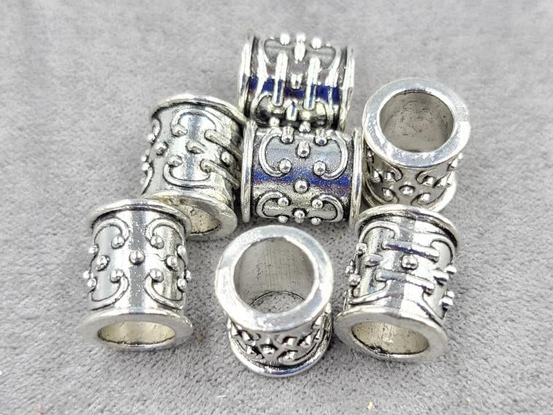 Бусина 10*11 мм отв. 6,5 мм 12 шт. металічна