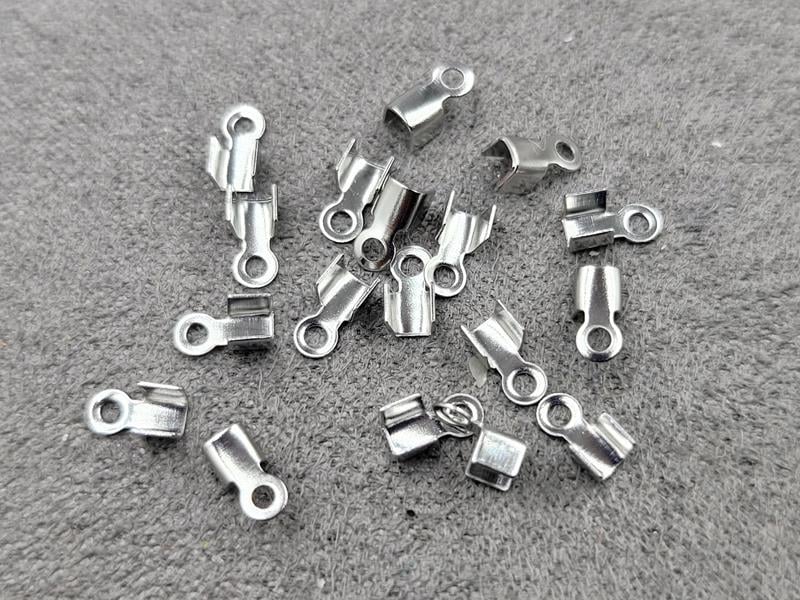 Затискач на волосінь 2,7*6 мм 50 шт нержавіюча сталь