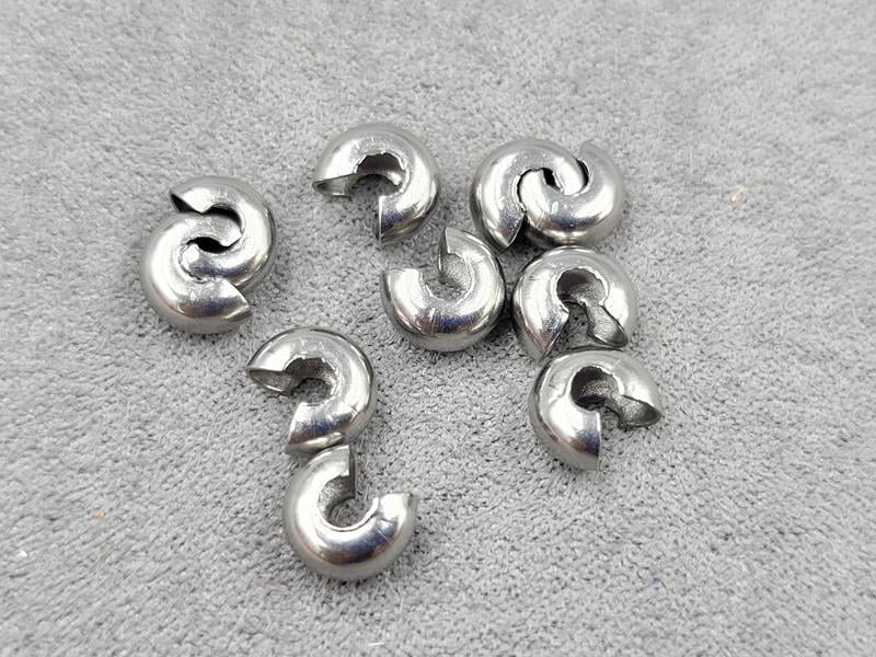 Крімпи 7 мм 10 шт нержавіюча сталь