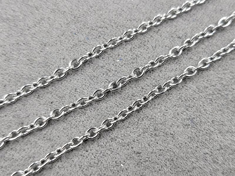 Ланцюг 2,0 мм 1 метр з нержавіючої сталі