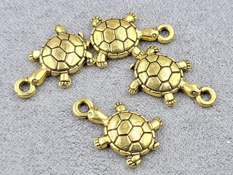 Бусина 11*18 мм 16 шт металічна