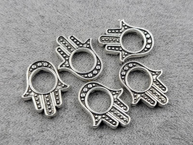 Бусина 12*15 мм 21 шт металічна