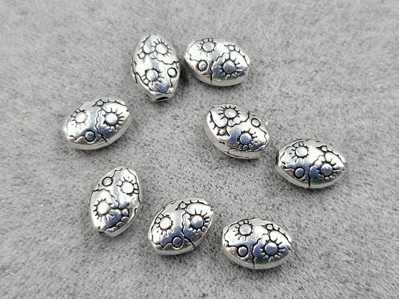 Бусина 6*8 мм 38 шт металічна