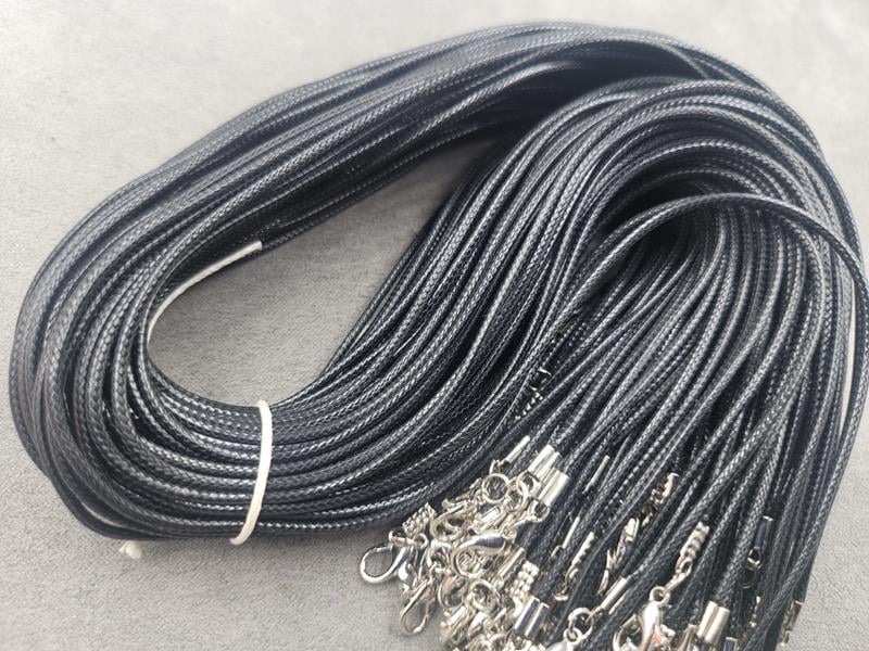 Шнурки 1,5 мм 45 см 100 штук вощений