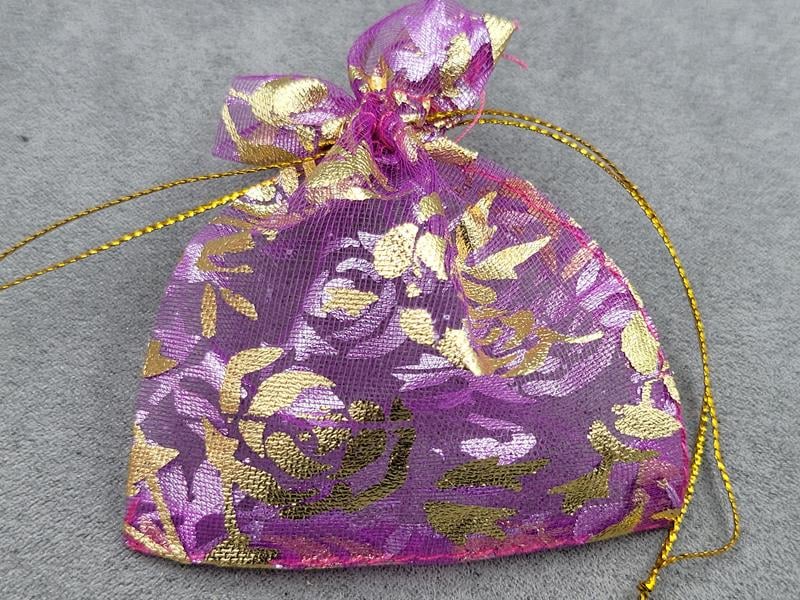 Мішечки з органзи 7*9 см 100 штук бузкові