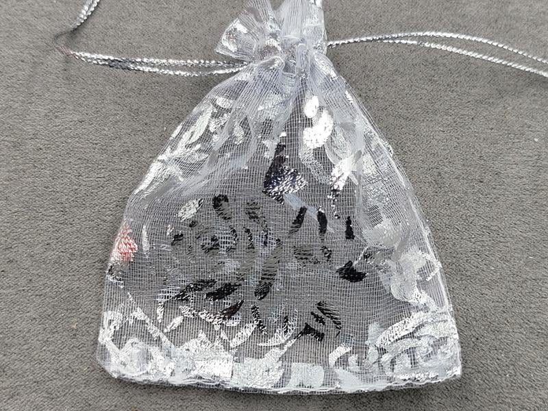 Мішечки з органзи 7*9 см 100 штук білі