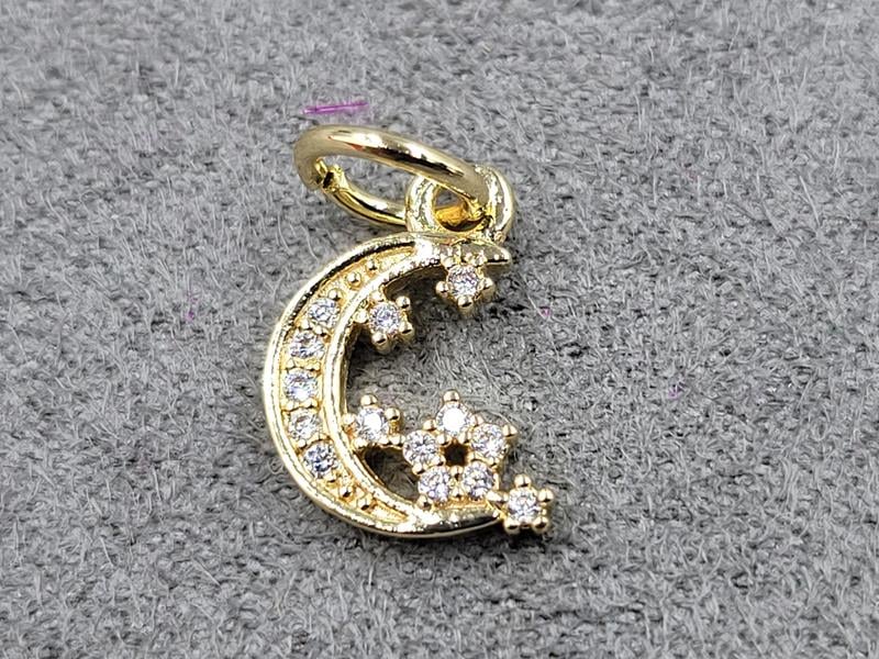 Підвіска 8*12 мм колір лимонне золото (гіпоалергений сплав)