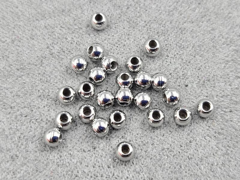 Бусини куля 3 мм 100 шт нержавіюча сталь
