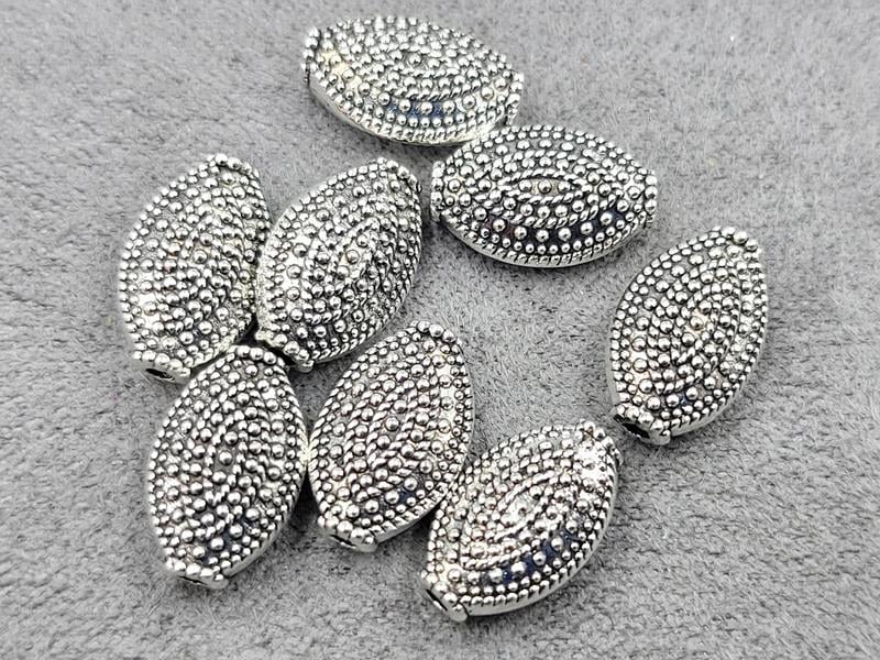 Бусина 8*12 мм 20 шт металічна