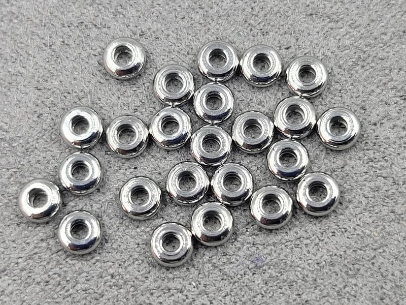 Ронделі 4 мм 50 штук 304L нержавіюча сталь