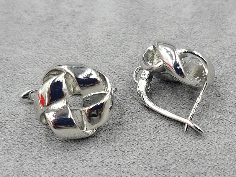 Швенза 14*16 мм колір сталь (гіпоалергений сплав)