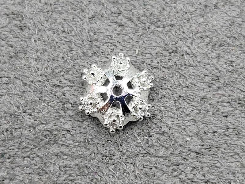 Обіймач 6 мм колір срібло (гіпоалергений сплав)