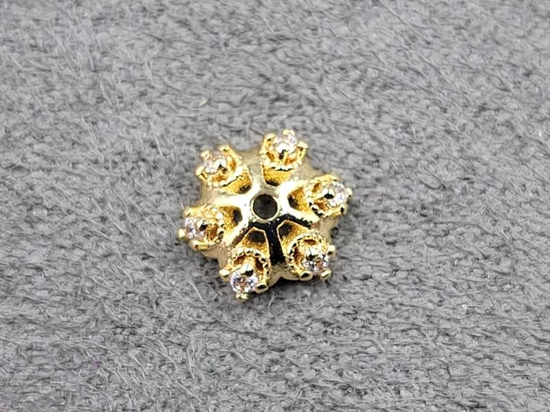 Обіймач 6 мм колір золото (гіпоалергений сплав)