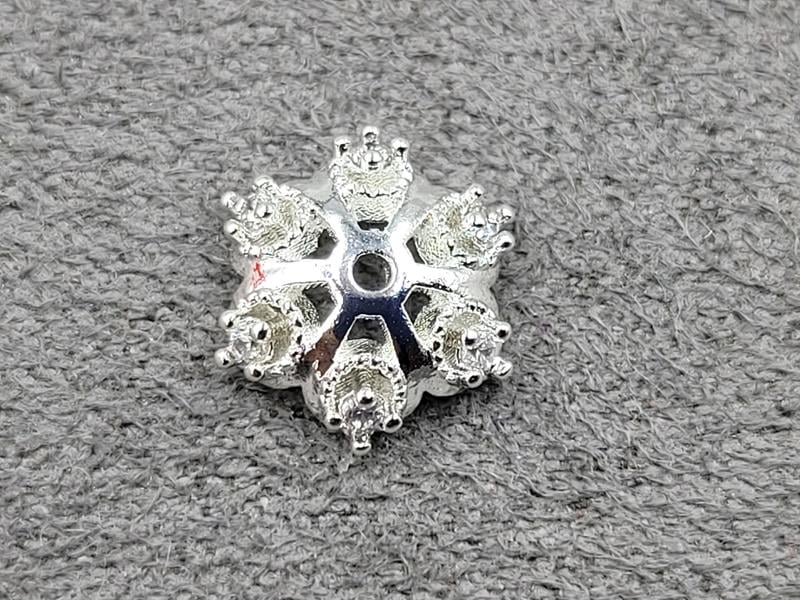 Обіймач 8 мм колір срібло (гіпоалергений сплав)