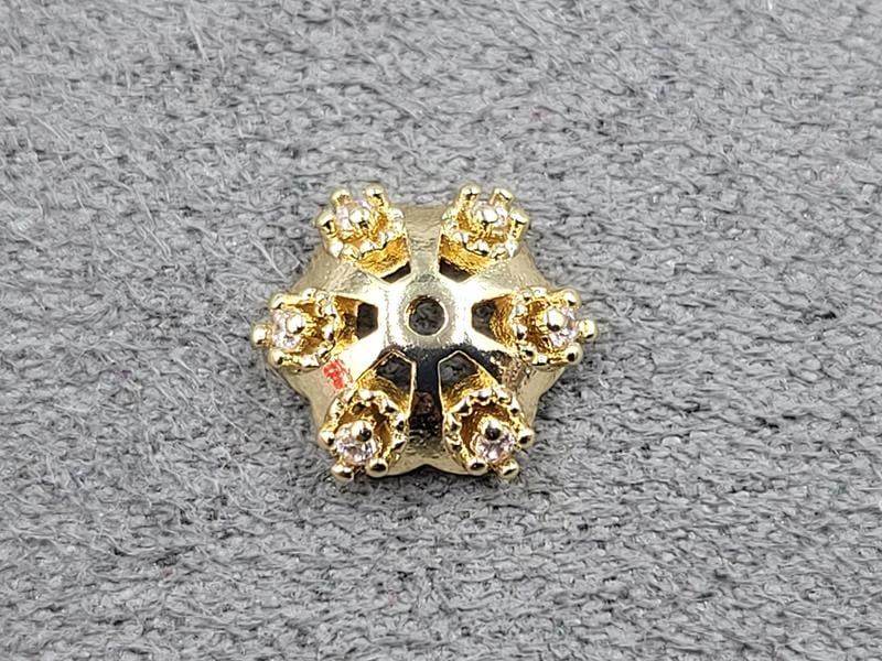 Обіймач 8 мм колір золото (гіпоалергений сплав)