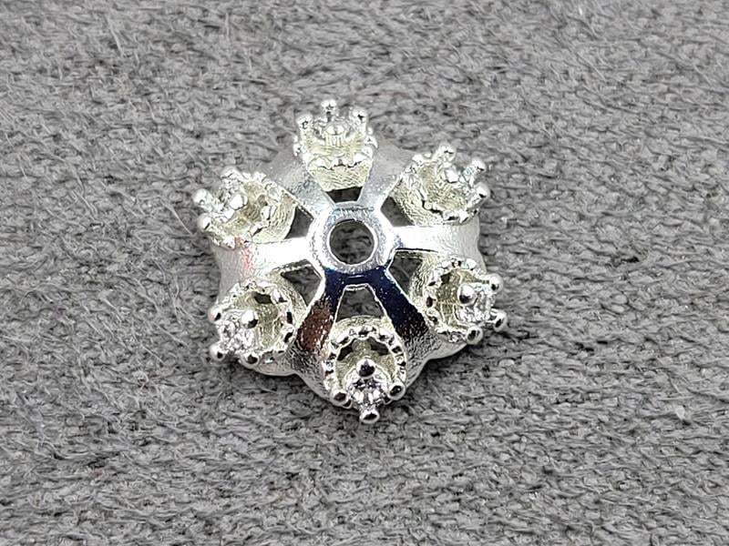 Обіймач 10 мм колір срібло (гіпоалергений сплав)