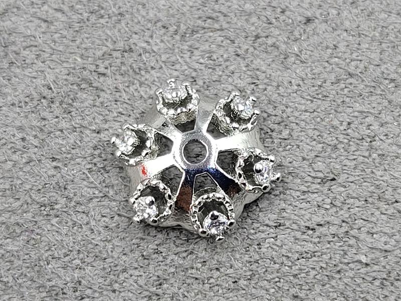 Обіймач 10 мм колір сталь (гіпоалергений сплав)